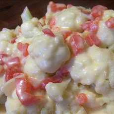 Cauliflower With Pimiento Sauce