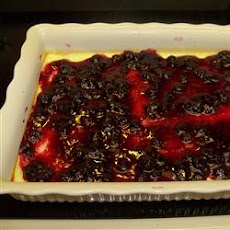 Blueberry Shortbread Cheesecake