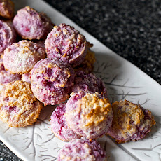Raspberry Coconut Macaroons
