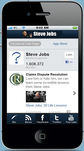 Steve Jobs Fan App