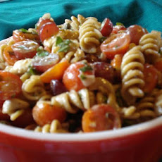 Bow Ties With Tomatoes, Feta, and Balsamic Dressing
