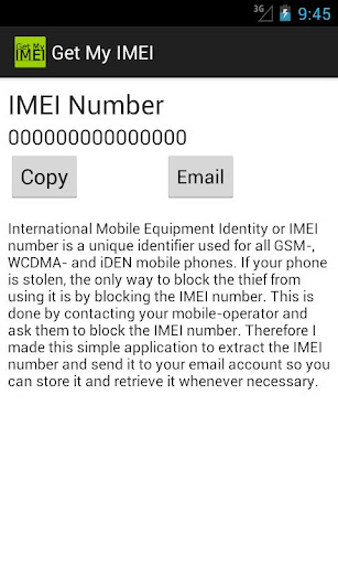 Get My IMEI