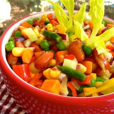 Overnight Vegetable Salad