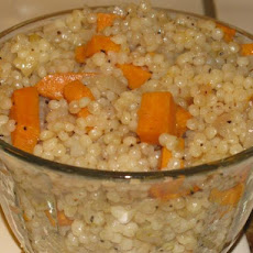 Israeli Couscous With Sweet Potato
