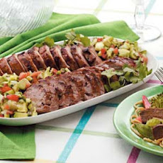 Grilled Pork with Avocado Salsa Recipe