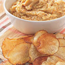 Bacon 'n' Bean Dip with Baked Potato Chips