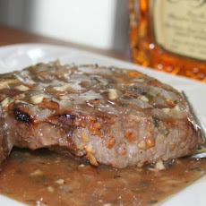 Flank Steak With Whiskey Sauce