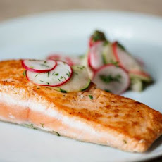 Salmon with Cucumbers