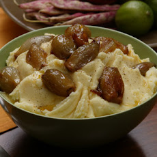 Mashed Yukon Gold Potatoes with Caramelized Shallots