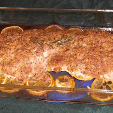 Turkey Breast Crusted With Hazelnuts and Lemon