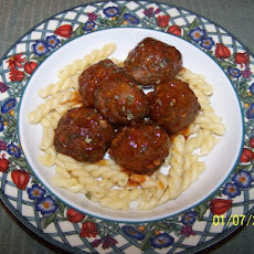 Tomato Glazed Meatballs
