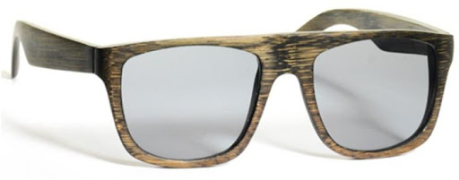 gafas oscuras de bambú