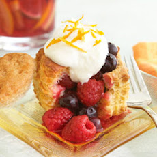 Orange Berries Chantilly Puffs