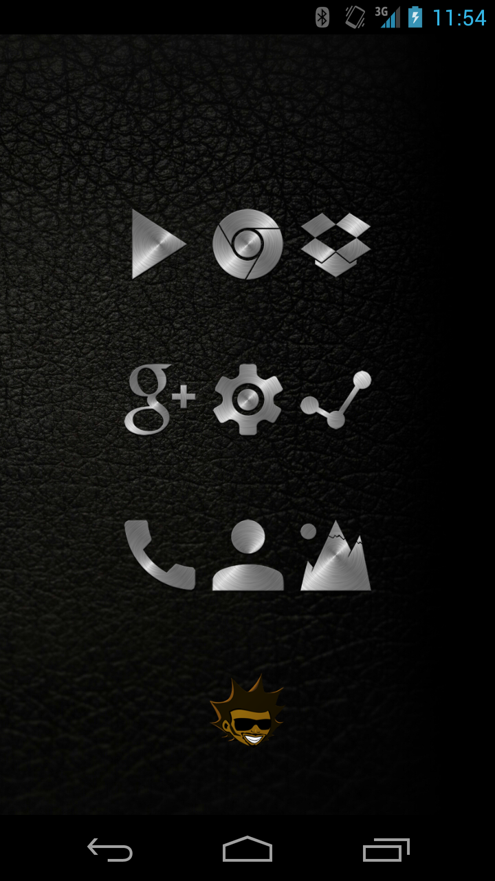Android application Tha Metal - Icon Pack screenshort
