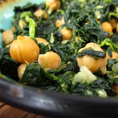 Espinacas con Garbanzos (Spinach with Garbanzo Beans)