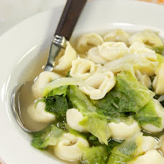 Tortellini Soup with Escarole
