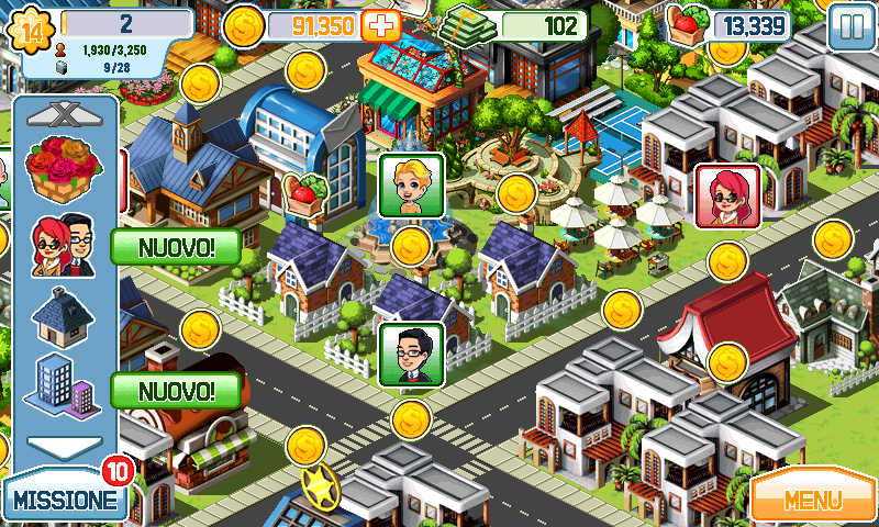 Android application Little Big City screenshort