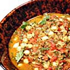 Cardamom-Stewed Chickpea and Tomato Ragout
