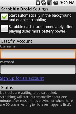 Scrobble Droid