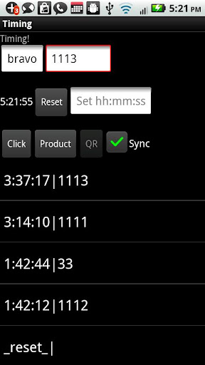 Timing - Chronometer-Chronomax