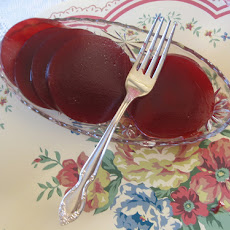 Cranberry Jelly Made With Honey