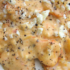 Andros Island Shrimp Baked in Tomato Sauce W/ Feta