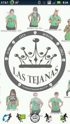 Las Tejanas Roller Derby Theme