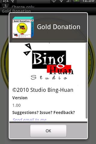 B.H. Gold Donation