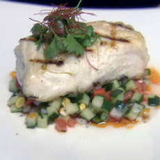 Grilled Halibut with Summer Salsa