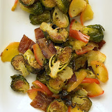 Brussels Sprouts with Bacon and Apple