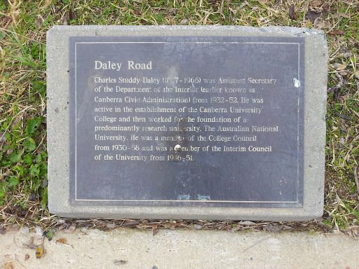 Daley Road Plaque