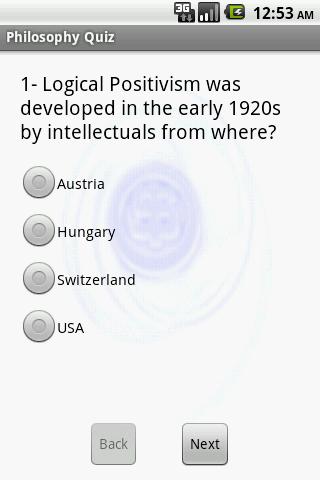 Philosophy Quiz