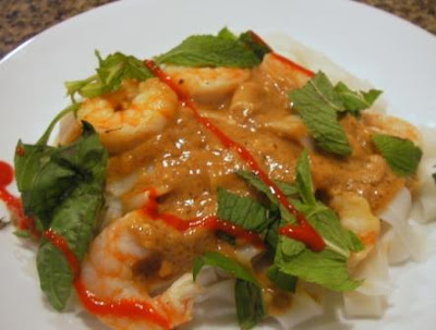 Deconstructed shrimp wraps
