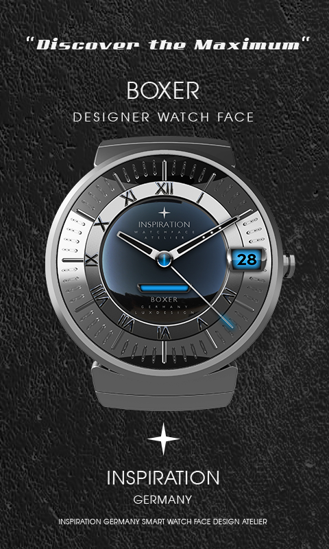 Android application Boxer Watch Face screenshort