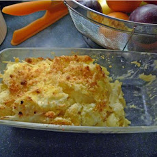 Cauliflower Pasta and Cheese Gratin