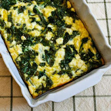 Kale and Feta Breakfast Casserole