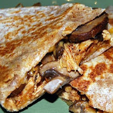 Chicken and Mushroom Quesadillas