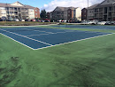 Tennis Court At The Park 
