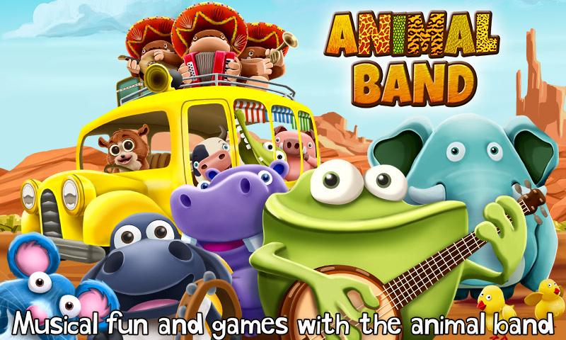 Android application Animal Band ~ 3D Music Toy screenshort