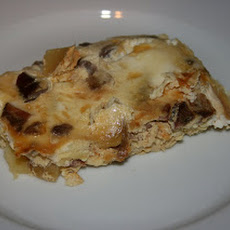 Overnight Egg, Cheese and Sausage CrockPot Casserole