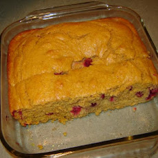 Moist Pumpkin Cranberry Cornbread