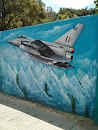 MiG 21 Jet Fighter Mural