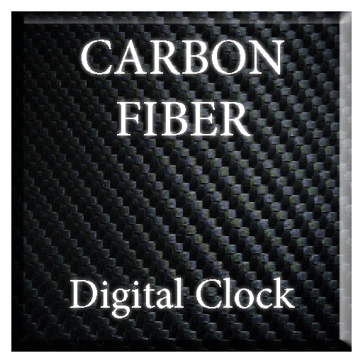 Carbon Fiber Digital Clock LOGO-APP點子