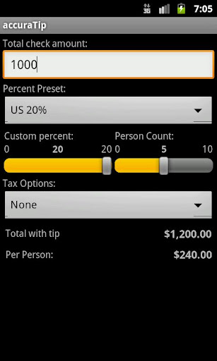 【免費財經App】accuraTip - tip calculator-APP點子