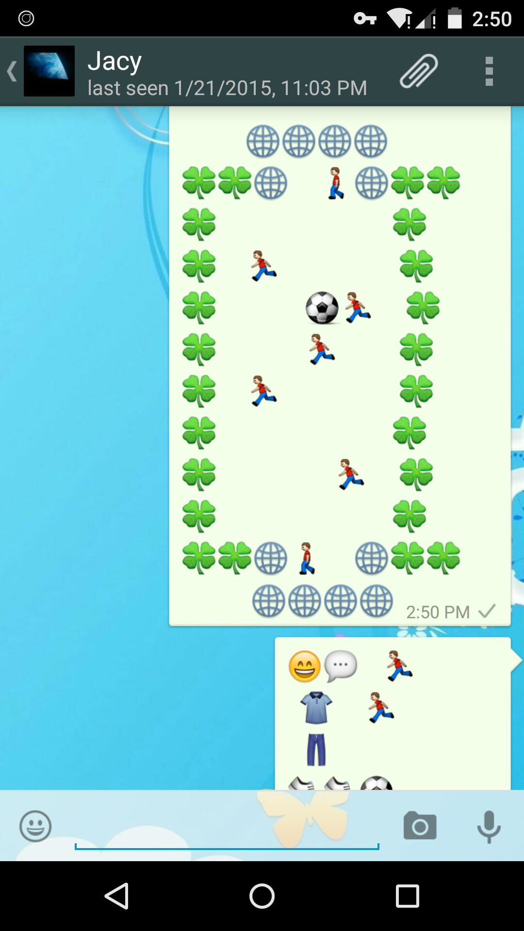 Android application Sport Art - Emoji Keyboard screenshort