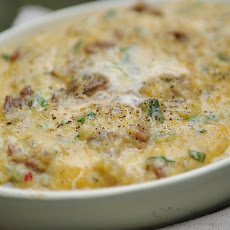 Andouille and Dijon Polenta