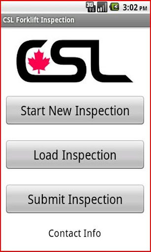 CSL Forklift Inspection App