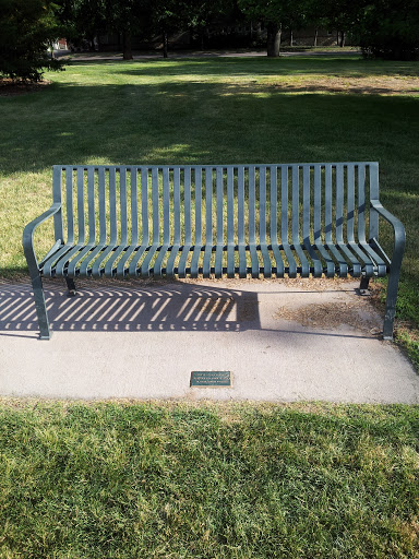 Cheesman Park Massey Memorial Bench