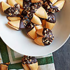 Chocolate-Dipped Fortune Cookies