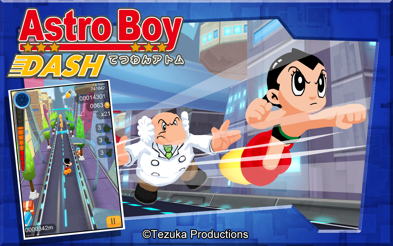 Android application Astro Boy Dash screenshort